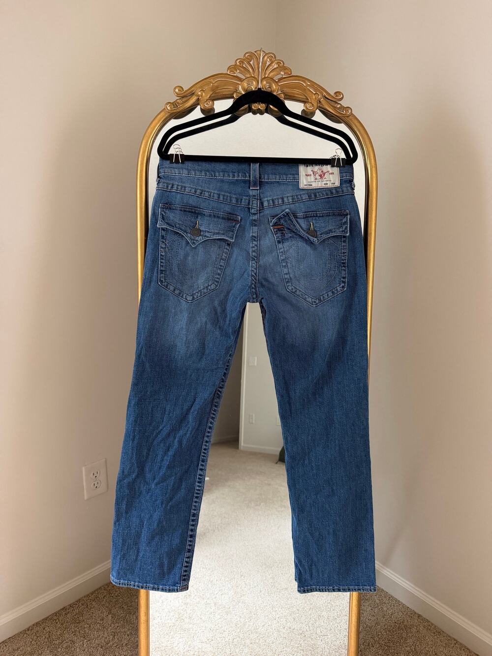 Y2K True Religion Ricky Relaxed Straight Jeans